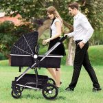 2 In 1 Foldable Baby Stroller Kids Travel Newborn Infant Buggy Pushchair Black Buy Online 