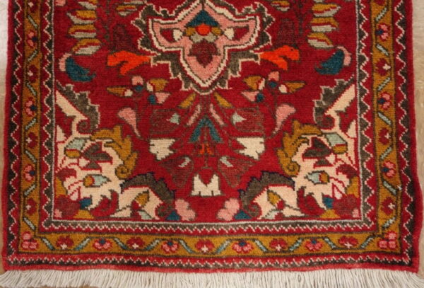 2 x 4 PERSIAN HAMEDAN Tribal Hand Knotted Wool RED YELLOW Oriental Rug Buy Online 