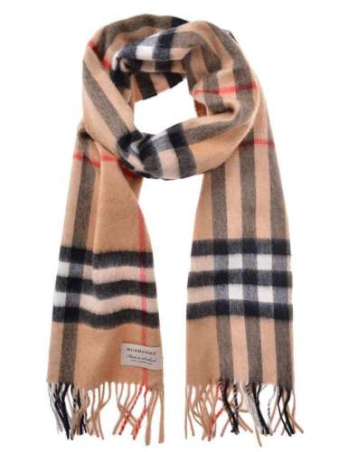 2018 NEW！Brown Burberry The Classic Check Cashmere Scarf Brand New Buy Online 