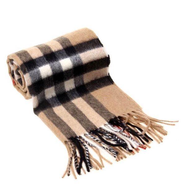 2018 NEW！Brown Burberry The Classic Check Cashmere Scarf Brand New Buy Online 