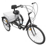24" Adult 3 Wheel Bicycle Bike Tricycle 6 Speed Basket Cruiser Beach Trike Buy Online 