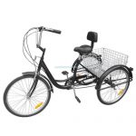 24" Adult 3 Wheel Bicycle Bike Tricycle 6 Speed Basket Cruiser Beach Trike Buy Online 