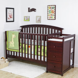 5 in 1 Side Convertible Crib Changer Nursery Furniture Baby Toddler Bed Buy Online 