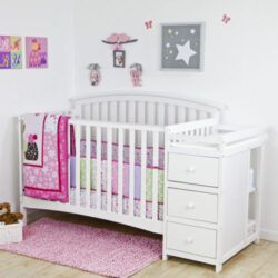 5 in 1 Side Convertible Crib Changer Nursery Furniture Baby Toddler Bed White Buy Online 