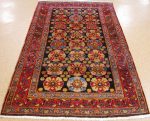 5 x 8 Antique PERSIAN KURDISH Tribal Hand Knotted Wool NAVY RED Oriental Rug Buy Online 