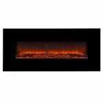50" Electric Wall Mounted Fireplace Heater W/ Adjustable Heating Buy Online 