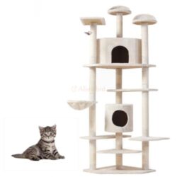 52"/60"/36"/80" Cat Tree Play House Tower Condo Furniture Scratch Post Toy Bed Buy Online 