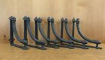 6 LARGE BROWN ARCH 7.25" SHELF BRACKETS HANGERS ANTIQUE-STYLE RUSTIC CAST IRON Buy Online 