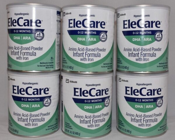 6 cans EleCare Infant Green Can Powder Formula case FREE SHIP AFND Buy Online 