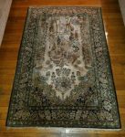 63'' x 42'' HAND KNOTTED PERSIAN NAIN RUG IRAN HANDMADE ANTIQUE RUGS WOOL SILK Buy Online 