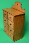 ANTIQUE PRIMITIVE 8 DRAWER SPICE BOX APOTHECARY CHEST DOVETAILED Buy Online 