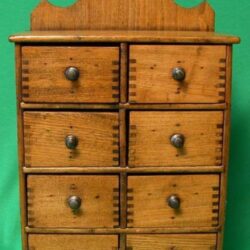 ANTIQUE PRIMITIVE 8 DRAWER SPICE BOX APOTHECARY CHEST DOVETAILED Buy Online 