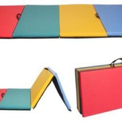 All color 4'x8'x2"Thick Folding Panel Gymnastics Mat Gym Fitness Exercise Mat R4 Buy Online 