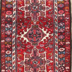 Alluring Geometric 2x4 Wool Gharajeh Persian Oriental Area Rug 3' 8" x 2' 3" Buy Online 