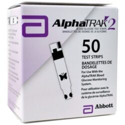 AlphaTRAK 2 Blood Glucose Test Strips (50 strips) FREE SHIPPING Buy Online 