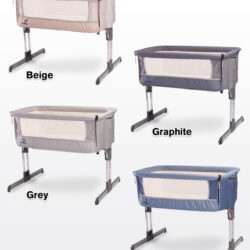 Bedside Crib Caretero Sleep2gether  incl. Mattress Next to Me From Birth Buy Online 