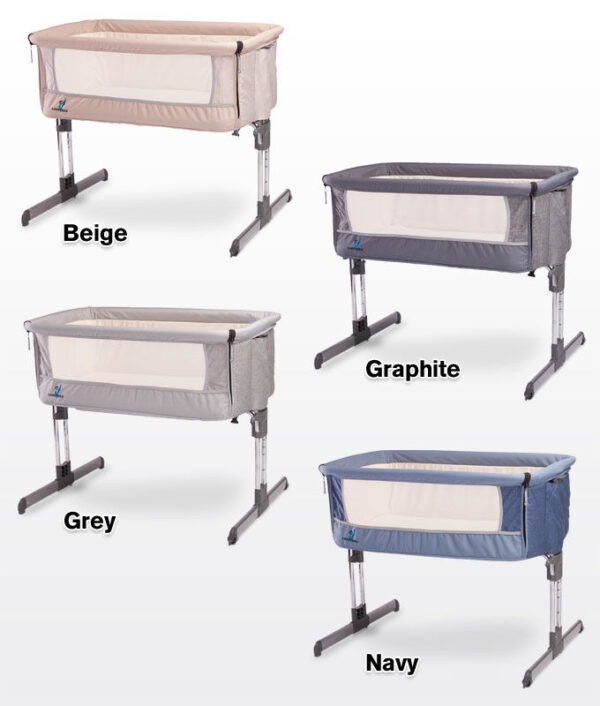 Bedside Crib Caretero Sleep2gether  incl. Mattress Next to Me From Birth Buy Online 