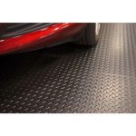 Black Universal High Quality Flooring Raised Diamond Mat Garage 7.5 ft. x 14 ft Buy Online 
