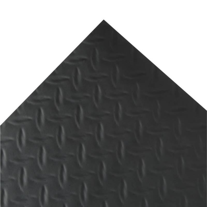 Black Universal High Quality Flooring Raised Diamond Mat Garage 7.5 ft. x 14 ft Buy Online 