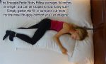 Body Pillow by Snuggle-Pedic - Ultra-Luxury Bamboo Shredded Memory Foam Pillow Buy Online 