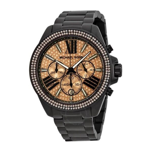 Brand New MK5879 Women's Everest Black Rose Stainless-Steel Watch Buy Online 