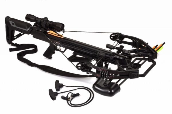 Bruin Ambush 410 Crossbow Package w/ Scope, Bolts, Quiver and Cocking Rope Buy Online 