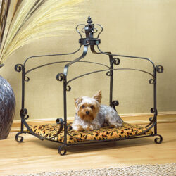 Dog Cat Ferret Royal Splendor Velvet Canopy Pet Bed New Buy Online 