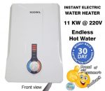 Electric Tankless Water Heater Endless Hot Water On-Demand 11KW - 2.9 GPM RW126 Buy Online 