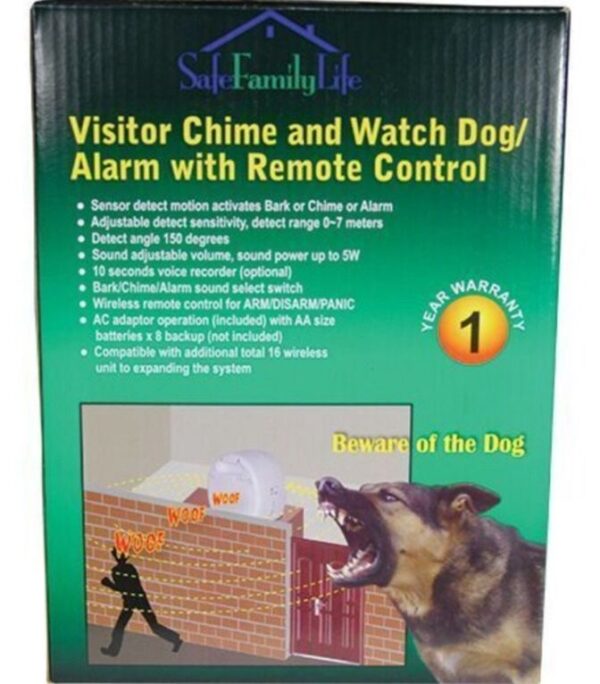 Electronic BARKING WATCH DOG Home Burglar Safety Security Alarm System 1 REMOTE Buy Online 