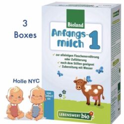 **FREE PRIORITY MAIL** Holle Lebenswert Stage 1 Organic Formula,3 BOXES, 10/2018 Buy Online 