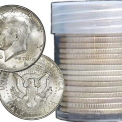 FULL DATES Roll Of 20 $10 Face Value 90% Silver 1964 Kennedy Half Dollars Buy Online 