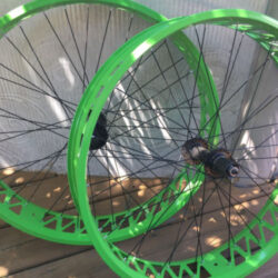 Fat Bike Wheelset 26 x 100mm QR 9s Freehub Disc Brake Compatible Green Buy Online 