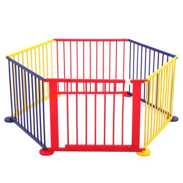 Fence Portable Pet Outdoors 6 Panel Play Pen Safety Gate Children Yard Baby Kids Buy Online 