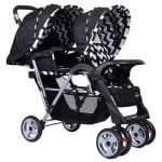Foldable Twin Baby Double Stroller Kids Jogger Travel Infant  Pushchair Black Buy Online 