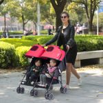 Foldable Twin Baby Double Stroller Kids Jogger Travel Infant Pushchair Red Buy Online 