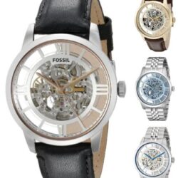 Fossil Men's Townsman Skeleton Dial Watch - Choice of Color Buy Online 