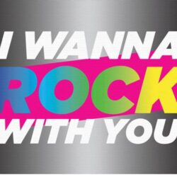I wanna Rock With You Stretched Canvas Print by ink., Deborah Kass and pulp Buy Online 