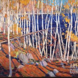 In the North Land Artists Stretched Canvas Poster Print by Tom Thomson, 39x34... Buy Online 