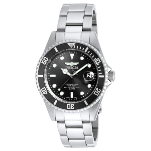 Invicta 8932OB Men's Pro Diver Black Dial SS Bracelet Dive Watch Buy Online 