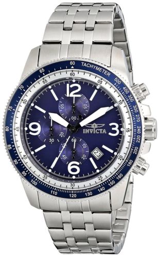 Invicta Men's 13961 Specialty Chronograph Stainless Blue Dial Watch Buy Online 