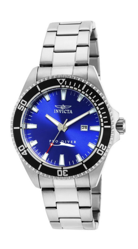 Invicta Pro Diver 15184 Men's Blue Round Analog Date Stainless Steel Watch Buy Online 
