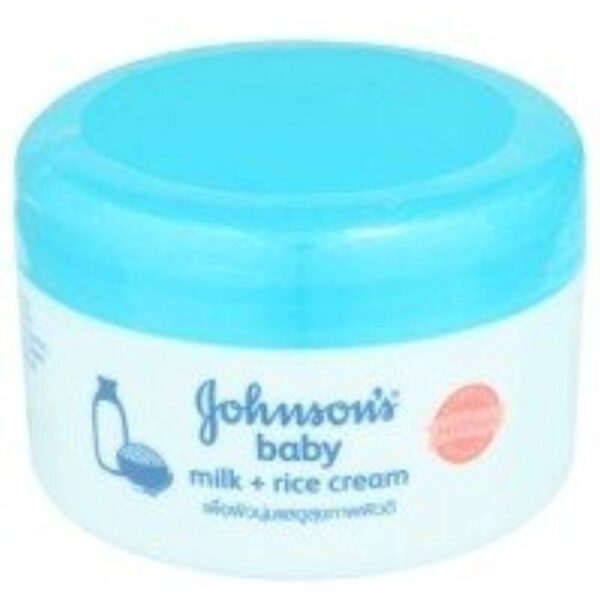 JOHNSON'S Baby Milk + Rice Cream 100g. Clinically Proven Mild x3 Pcs. Buy Online 