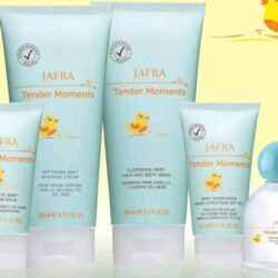 Jafra Tender Moments 5 Piece Set Cologne+Cream+Body Wash+Sunscreen+Bottom Balm Buy Online 