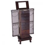Jewelry Cabinet Armoire Box Storage Chest Stand Organizer Wood Christmas Gift Buy Online 