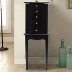 Jewelry Cabinet Armoire Storage Chest Stand Organizer Wood Free Stand Christmas Buy Online 