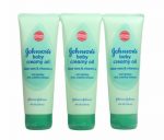 Johnson's Baby Creamy Oil Aloe Vera & Vitamin E 8 fl oz Lot of 3 Buy Online 