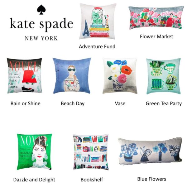 Kate Spade ASSORTED Silk Decorative Throw Pillows BRAND NEW WITH TAGS! Buy Online 