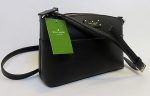 Kate Spade Millie Grove Street Leather Crossbody Bag BLACK Shoulder Handbag NWT Buy Online 