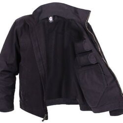 Men's Lightweight Concealed Carry Jacket - Black Tactical Coat by Rothco Buy Online 