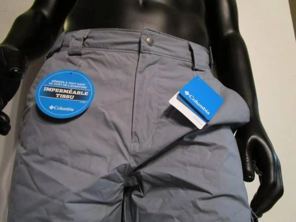 Mens S-M-L-XL-XXL Columbia Bull Lake Insulated Waterproof Snow Ski Pants - Gray Buy Online 